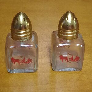 Vintage R.O.C. Glass Salt & Pepper Shaker Set